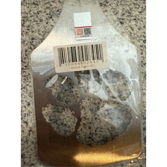 Clemson Tigers Spirit Series BBq Spatula Sportula with Bottle Opener Burger Turn - Picture 3 of 5